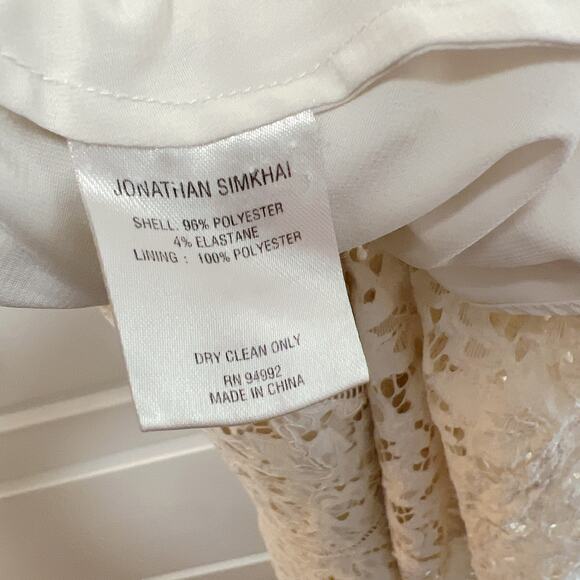 SIMKHAI White Lace V-Neck Dress - Picture 12 of 12